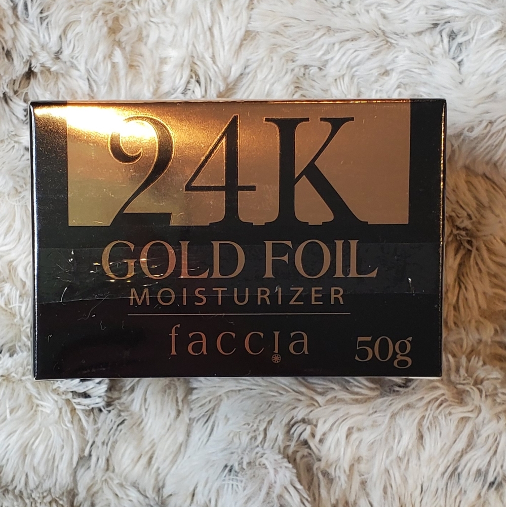 Faccia 24k Gold Foil Moisturizer Brand New In Box